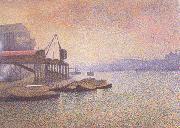 Georges Lemmen View of the Thames (nn02) Spain oil painting artist
